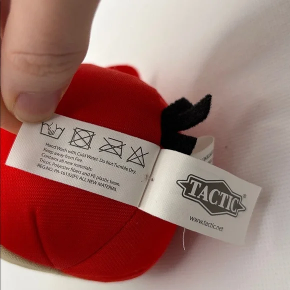 Red Angry Birds Plush Toy 2012 by Tactic Rovio Small Size - Picture 5 of 10